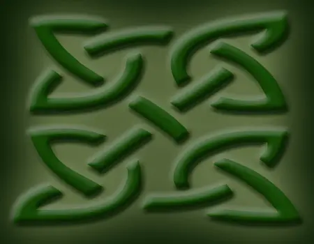Celticknot Black Green